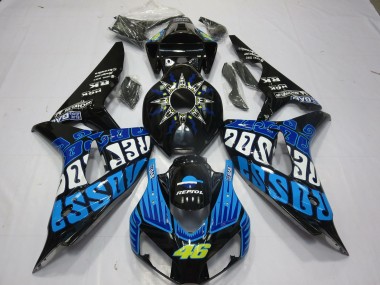 Rossi Blue Gloss Honda CBR1000RR Fairings 2006-2007