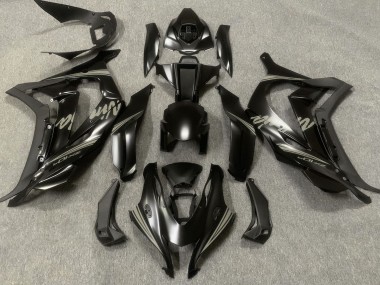 Satin Black & Grey Kawasaki ZX10R Fairings 2016-2019