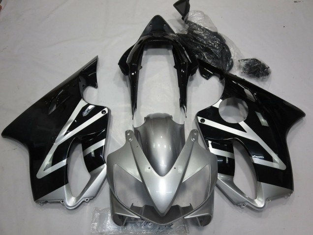 Silver and Black Honda CBR600 F4i Fairings 2004-2007 Silver and Black Honda CBR600 F4i Fairings 2004-2007