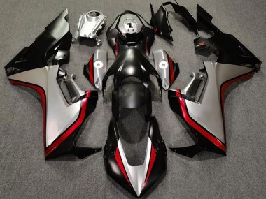 Silver and Black & Red Honda CBR1000RR Fairings 2017-2019