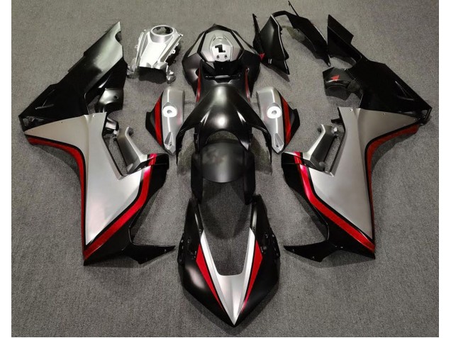 Silver and Black & Red Honda CBR1000RR Fairings 2017-2019 Silver and Black & Red Honda CBR1000RR Fairings 2017-2019