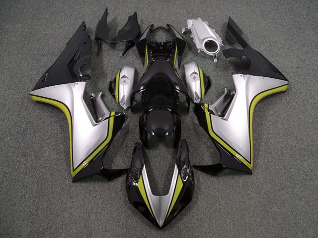 Silver and Black & Yellow Honda CBR1000RR Fairings 2017-2019 Silver and Black & Yellow Honda CBR1000RR Fairings 2017-2019