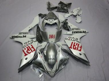 Silver Fiat Yamaha R1 Fairings 2007-2008