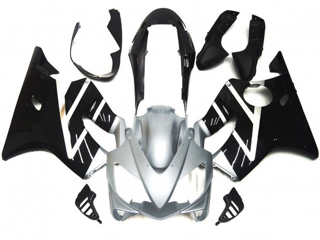 Silver Grey and Black Gloss Honda CBR600 F4i Fairings 2004-2007 Silver Grey and Black Gloss Honda CBR600 F4i Fairings 2004-2007