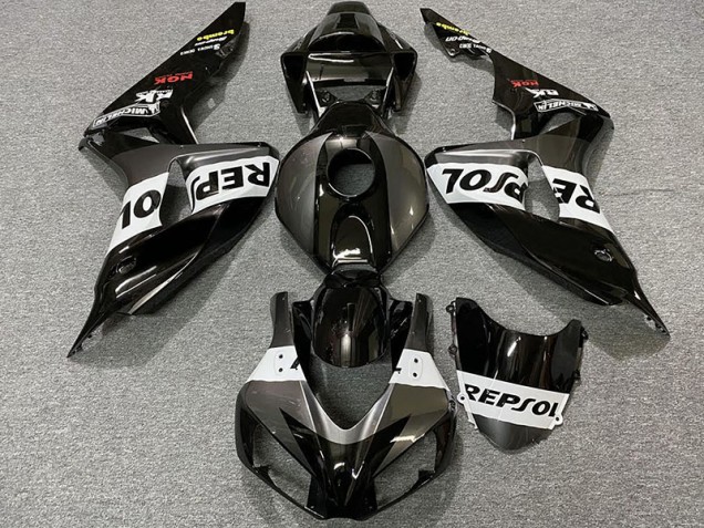 Silver Repsol Honda CBR1000RR Fairings 2006-2007 Silver Repsol Honda CBR1000RR Fairings 2006-2007