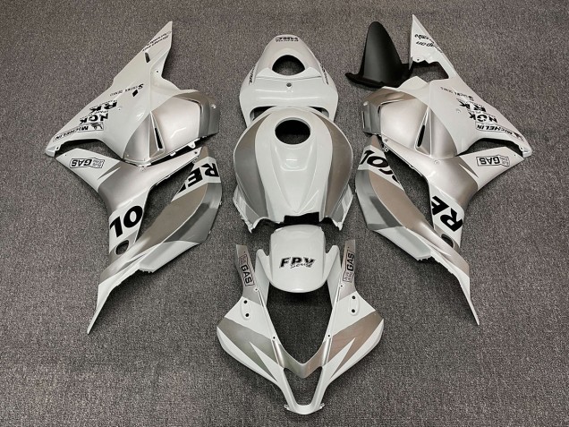Silver Repsol Honda CBR600RR Fairings 2009-2012 Silver Repsol Honda CBR600RR Fairings 2009-2012