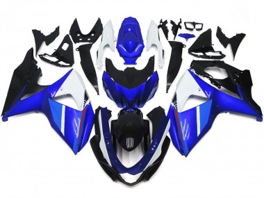 Solid Gloss Black Red logos and black lower parts Suzuki GSXR 1000 Fairings 2009-2016