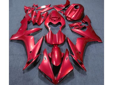 Solid Red Yamaha R1 Fairings 2004-2006