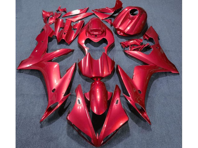 Solid Red Yamaha R1 Fairings 2004-2006 Solid Red Yamaha R1 Fairings 2004-2006