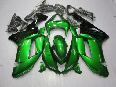 Special Green Kawasaki ZX6R Fairings 2007-2008
