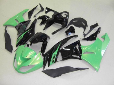 Special Green Kawasaki ZX6R Fairings 2009-2012
