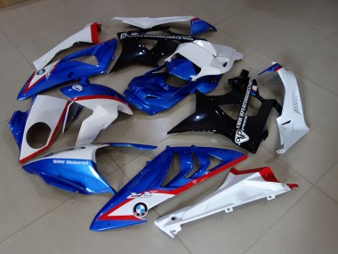 Stock style Blue and White BMW S1000RR Fairings 2009-2018