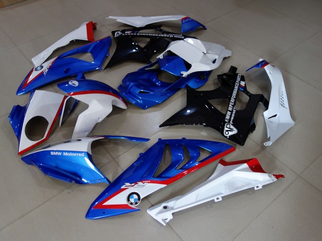 Stock style Blue and White BMW S1000RR Fairings 2009-2018 Stock style Blue and White BMW S1000RR Fairings 2009-2018