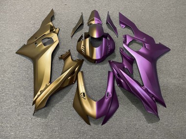Tan and Purple Split Yamaha R6 Fairings 2017-2019