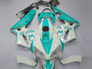 Teal Custom Honda CBR600RR Fairings 2005-2006