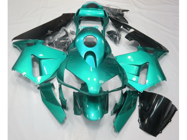 Teal Plain Honda CBR600RR Fairings 2003-2004 Teal Plain Honda CBR600RR Fairings 2003-2004