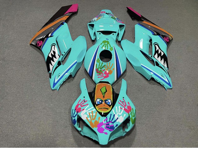 Teal Shark Honda CBR1000RR Fairings 2004-2005 Teal Shark Honda CBR1000RR Fairings 2004-2005
