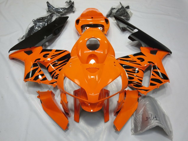 Tribal Orange Honda CBR600RR Fairings 2005-2006 Tribal Orange Honda CBR600RR Fairings 2005-2006