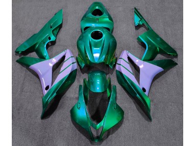 Turquoise and Milky Purple Honda CBR600RR Fairings 2007-2008