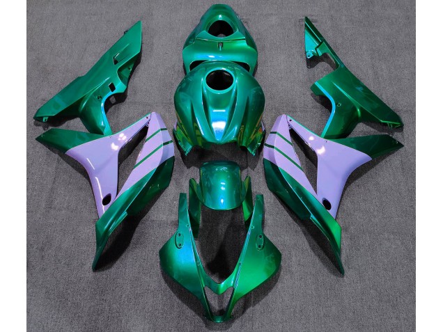 Turquoise and Milky Purple Honda CBR600RR Fairings 2007-2008