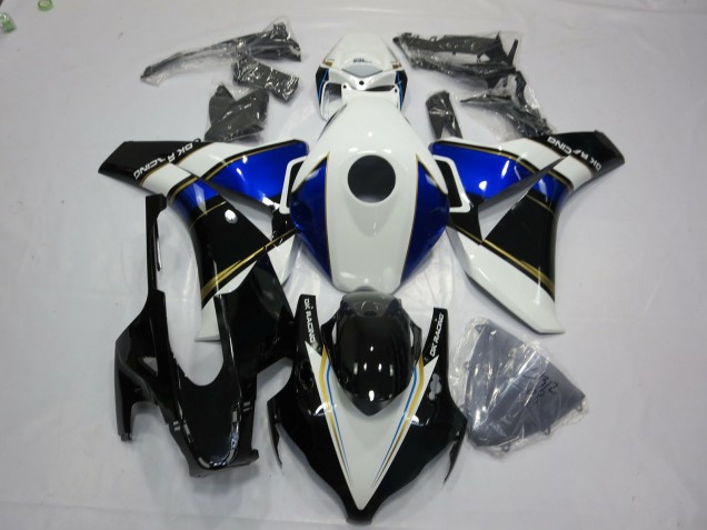 Unbranded Blue and Gold Honda CBR1000RR Fairings 2008-2011