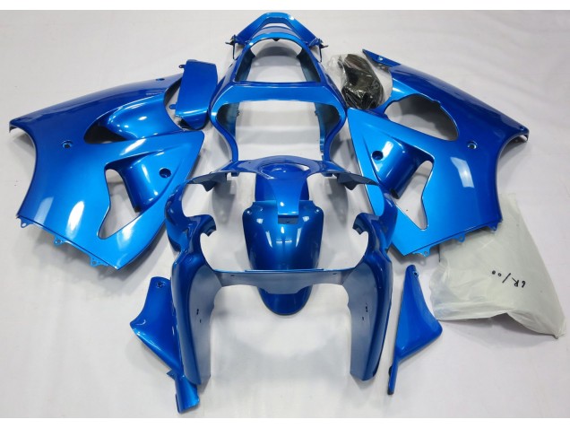 Vibrant Blue Kawasaki ZX6R Fairings 2000-2002 Vibrant Blue Kawasaki ZX6R Fairings 2000-2002