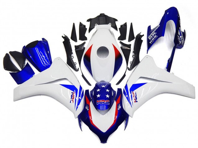 Vibrant Blue Star Honda CBR1000RR Fairings 2008-2011