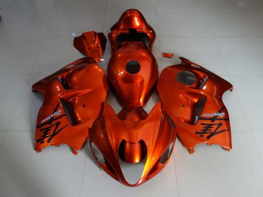 Vibrant Gloss Orange Suzuki GSXR 1300 Fairings 1997-2007