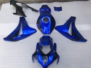 Vibrant High Gloss Blue Honda CBR1000RR Fairings 2008-2011
