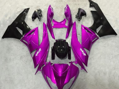 Vibrant Pink Gloss Kawasaki ZX6R Fairings 2009-2012