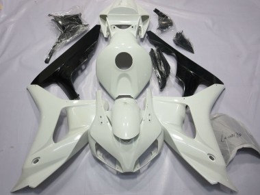 White and Black Honda CBR1000RR Fairings 2006-2007