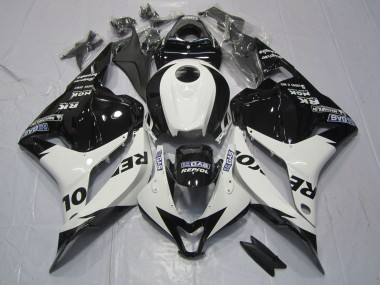 White and Black Repsol Honda CBR600RR Fairings 2009-2012