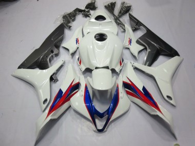 White HRC Honda CBR600RR Fairings 2007-2008