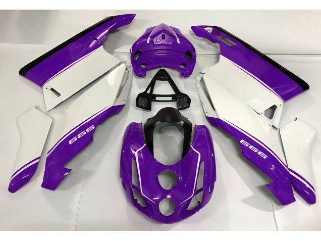 White Purple and Black Ducati 749 999 Fairings 2003-2004