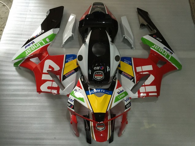 White Red Givi Honda CBR600RR Fairings 2005-2006 White Red Givi Honda CBR600RR Fairings 2005-2006
