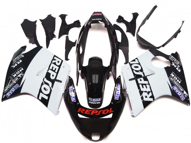 White Repsol Gloss Honda CBR1100XX Fairings 1996-2007 White Repsol Gloss Honda CBR1100XX Fairings 1996-2007