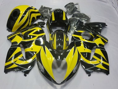 Yellow and Black Suzuki GSXR 1300 Fairings 1997-2007
