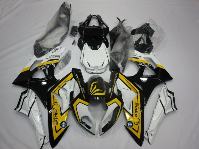 Yellow Black BMW S1000RR Fairings 2009-2018 Yellow Black BMW S1000RR Fairings 2009-2018