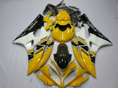 Yellow Motul OEM Style Yamaha R6 Fairings 2006-2007
